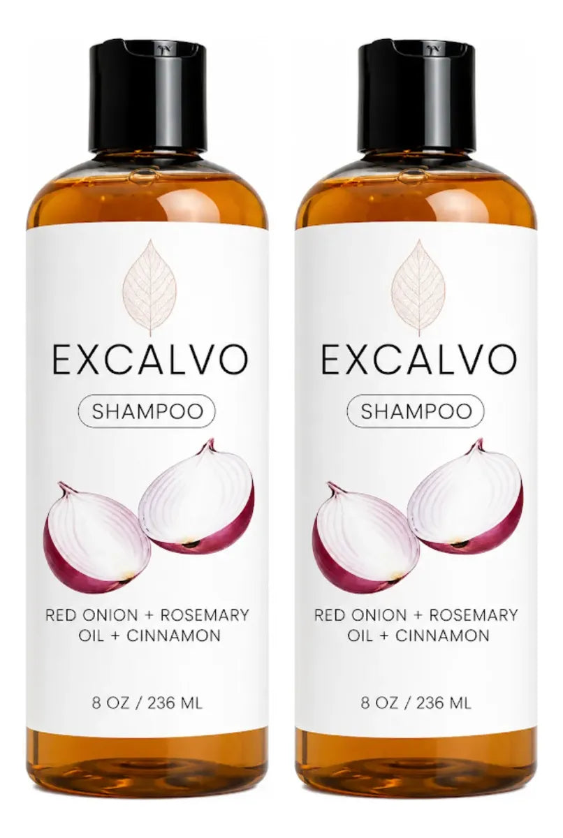 Shampoo de Cebolla Roja con Romero y Canela | Ayuda a Fortalecer el Cabello y Favorece un Crecimiento Saludable.